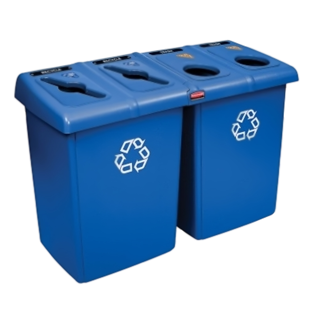 ESTACION PARA RECICLAJE CON MODULOS CUADRADO